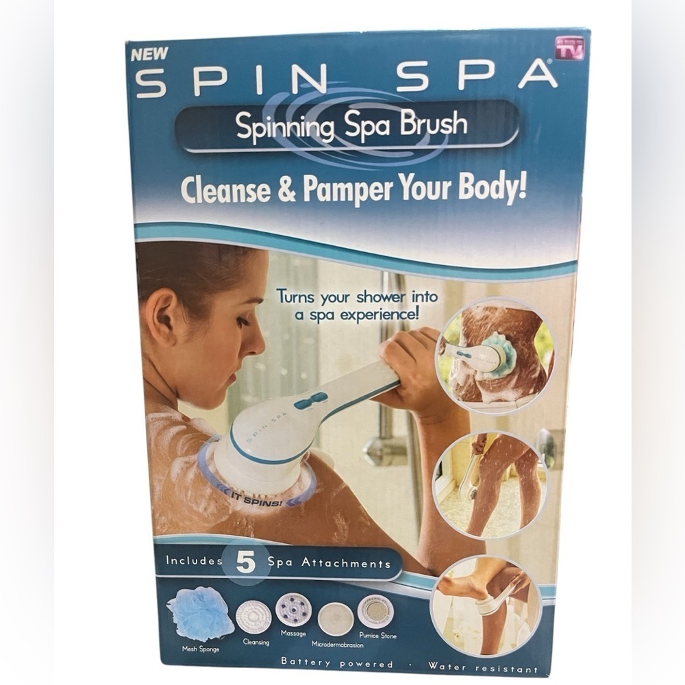 Spinning Spa Brush - Blue